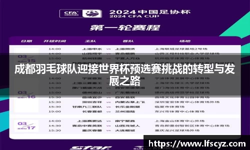 成都羽毛球队迎接世界杯预选赛挑战的转型与发展之路